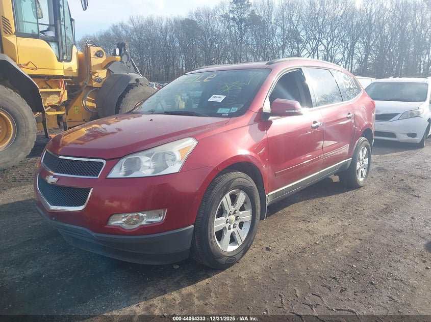 Vin: 1gnkvged0cj203619, lot: 44560116, chevrolet traverse 1lt 20122