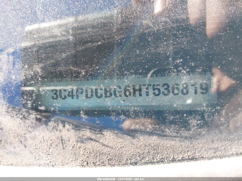 2017 Dodge Journey Sxt VIN: 3C4PDCBG6HT536819 Lot: 44064399