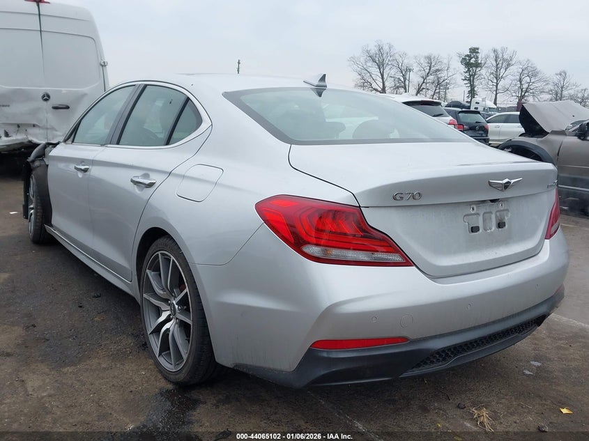 Vin: kmtg44la3ku029911, lot: 44560902, genesis g70 2.0t advanced 20193