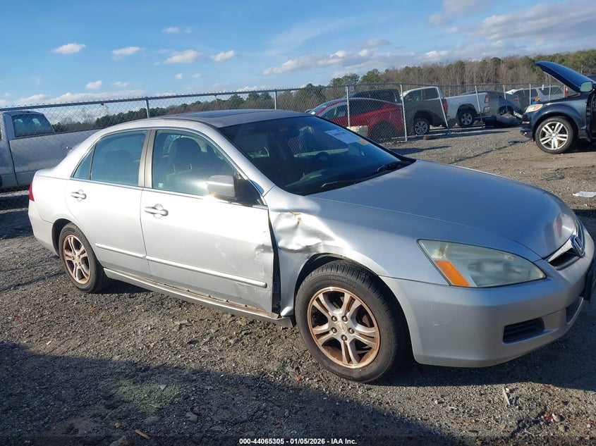 1HGCM56757A082252 2007 Honda Accord 2.4 Ex auction photo 1