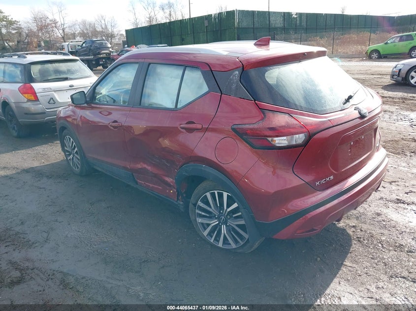 VIN 3N1CP5CVXNL516490 2022 NISSAN KICKS SV XTRONIC CVT