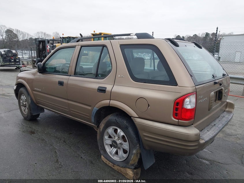 2000 Isuzu Rodeo Ls/Lse/S 3.2L