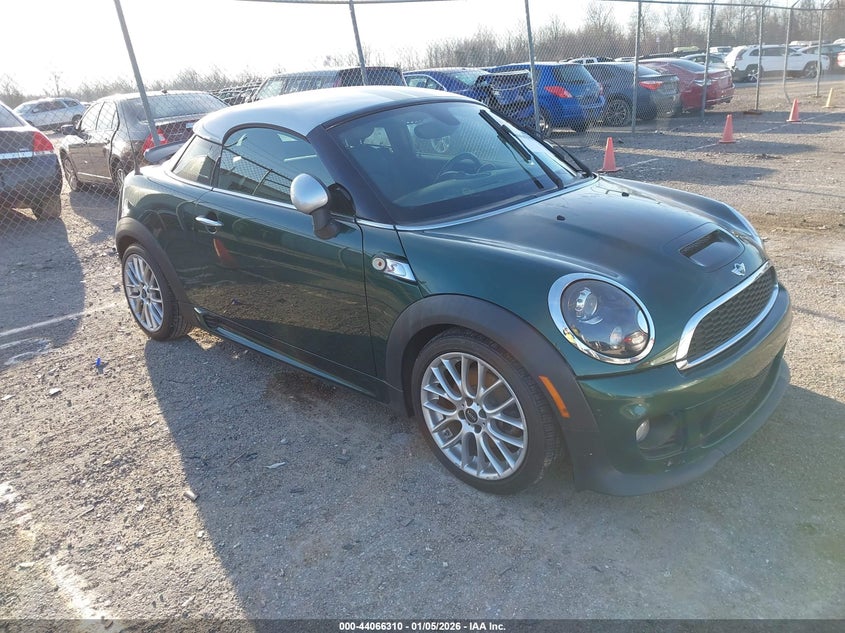 WMWSX3C5XDT772570 2013 Mini Coupe Cooper S auction photo 1