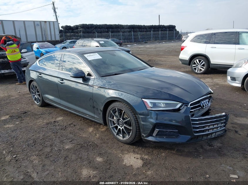WAUBNCF52KA006312 2019 Audi A5 45 Premium auction photo 1