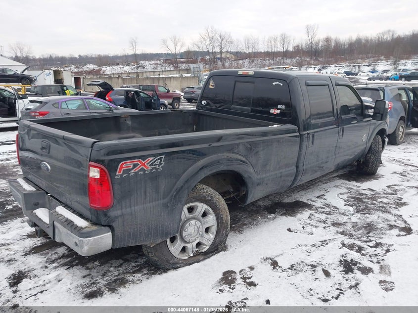 2012 Ford F-250 6.7 Lariat Black Lot 111044067148 Vin 1FT7W2BT1CED03456