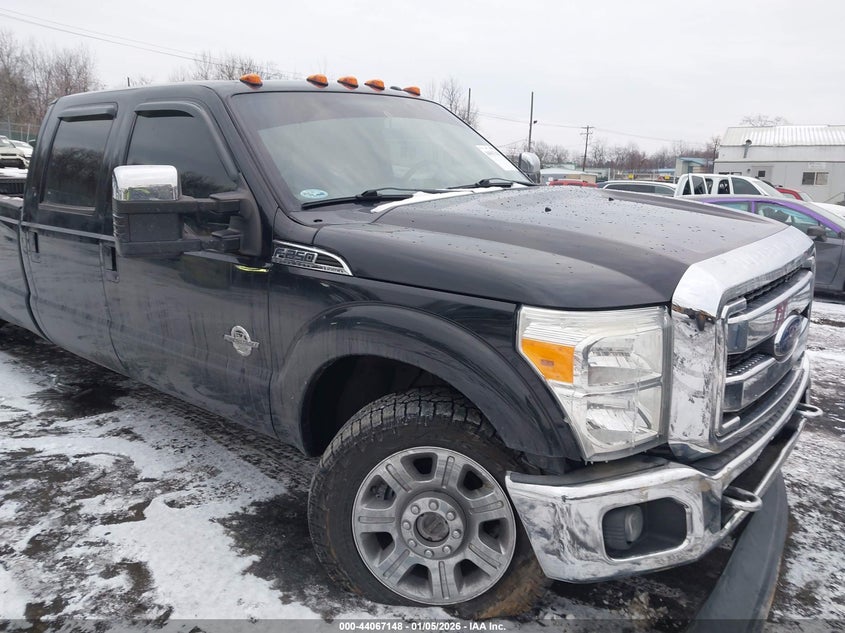 2012 Ford F-250 6.7 Lariat Black Lot 111044067148 Vin 1FT7W2BT1CED03456