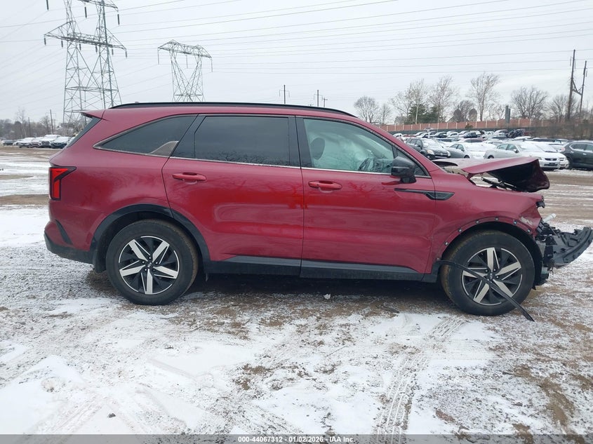 VIN 5XYRL4LC0MG068309 2021 KIA SORENTO S