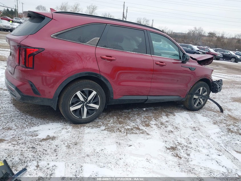 VIN 5XYRL4LC0MG068309 2021 KIA SORENTO S