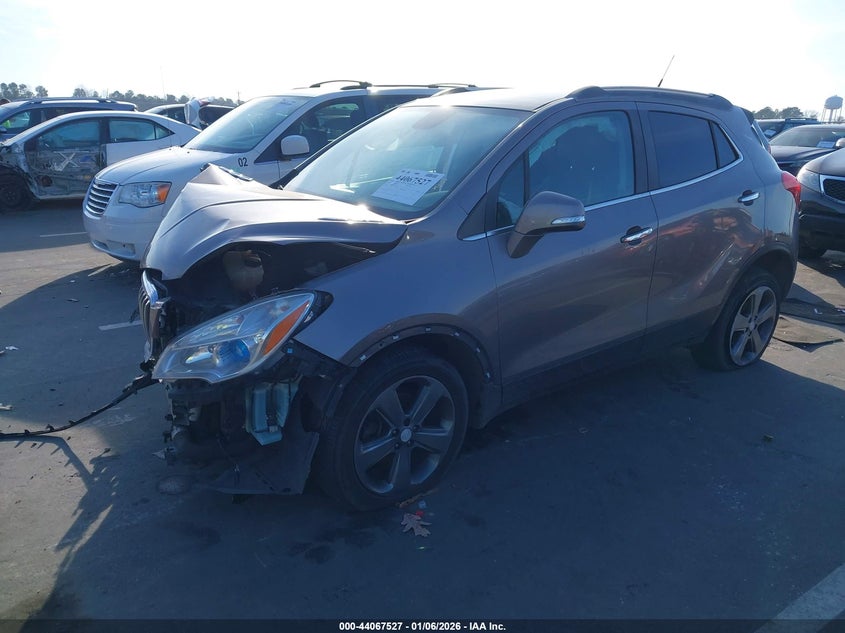 Vin: kl4cjbsb8eb591804, lot: 44563327, buick encore convenience 20142