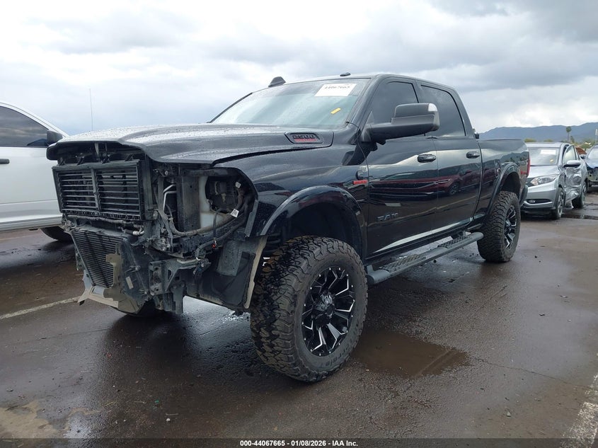 Vin: 3c6ur5flxlg268261, lot: 44563465, ram 2500 laramie  4x4 6'4 box 20202
