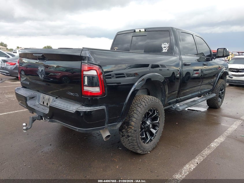 Vin: 3c6ur5flxlg268261, lot: 44563465, ram 2500 laramie  4x4 6'4 box 20204