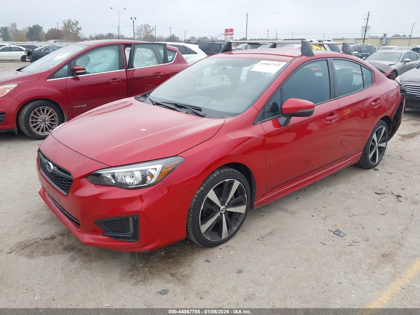 Vin: 4s3gkak68h3623277, lot: 44563555, subaru impreza 2.0i sport 20172