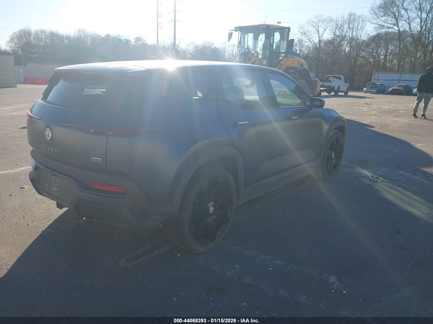 Vin: vcf1zbu27pg004193, lot: 44564193, fisker ocean one 20234
