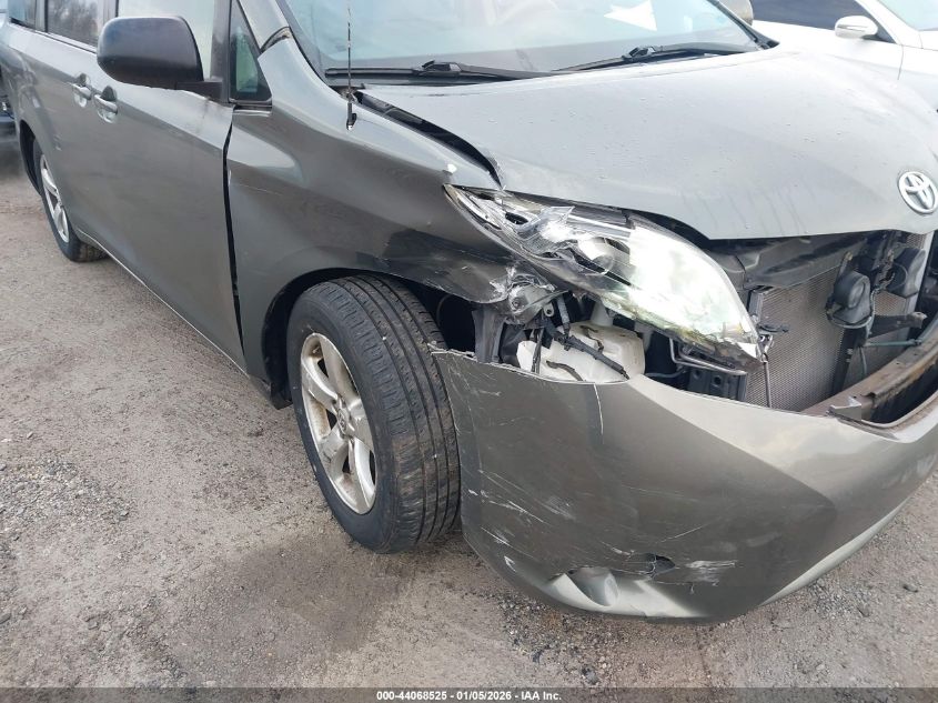 2013 Toyota Sienna Le V6 8 Passenger VIN: 5TDKK3DC5DS302721 Lot: 44068525