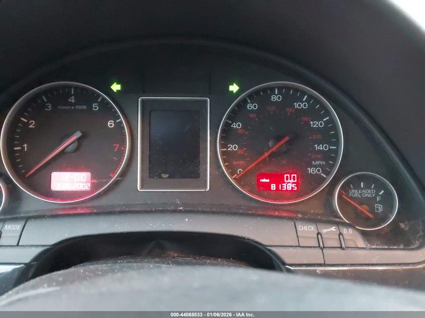 2003 Audi A4 1.8T VIN: WAULC68E23A342035 Lot: 44068533