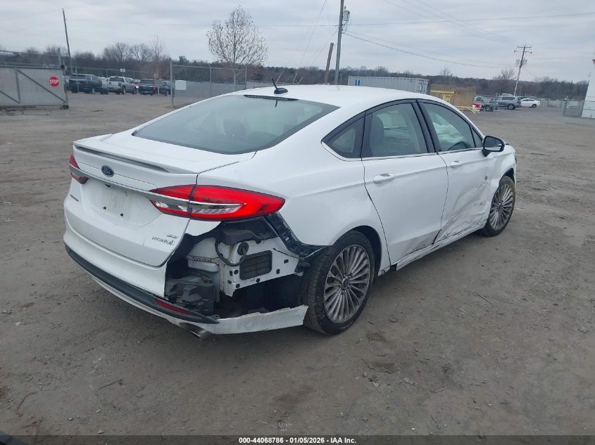 2018 Ford Fusion Hybrid Se
