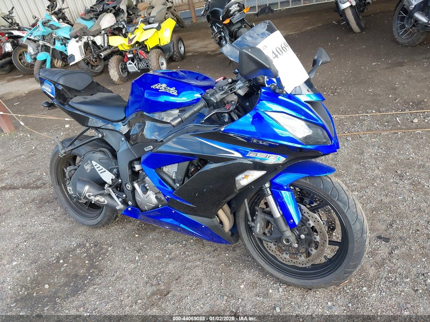 JKBZXJE18DA006015 2013 Kawasaki Zx636 E auction photo 1