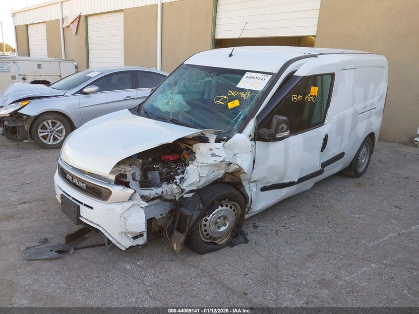 Vin: zfbhrfab2n6y47217, lot: 44564941, ram promaster city cargo van 20222