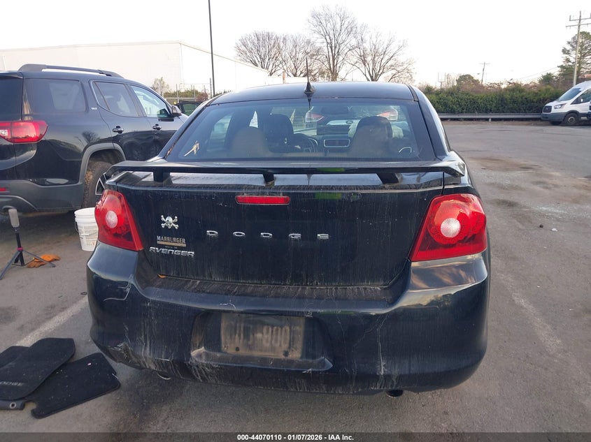 2011 Dodge Avenger Mainstreet VIN: 1B3BD1FG1BN593608 Lot: 44070110