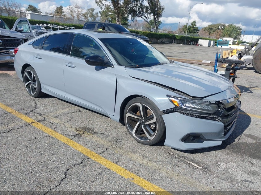 1HGCV2F38MA027718 2021 Honda Accord Sport 2.0T auction photo 1