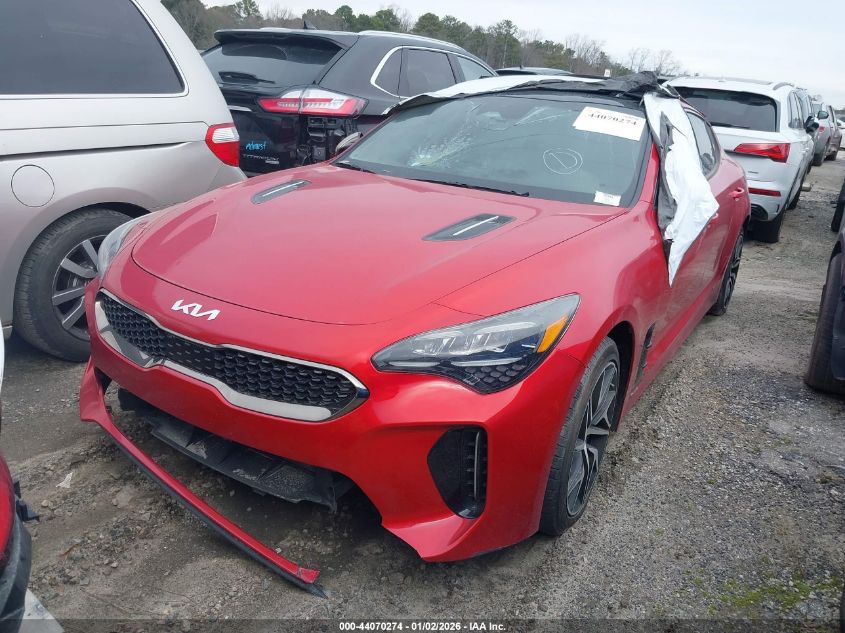 2022 Kia Stinger Gt-Line VIN: KNAE35LD3N6110664 Lot: 44070274