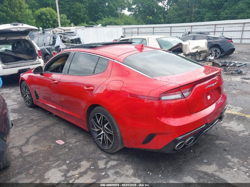 2022 Kia Stinger Gt-Line VIN: KNAE35LD3N6110664 Lot: 44070274