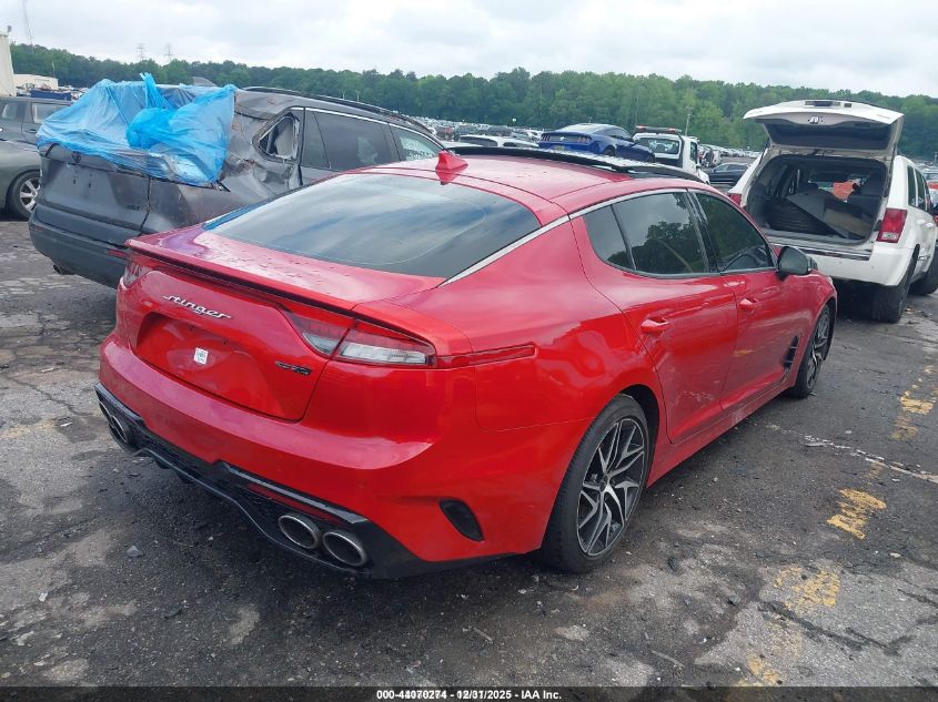 2022 Kia Stinger Gt-Line VIN: KNAE35LD3N6110664 Lot: 44070274