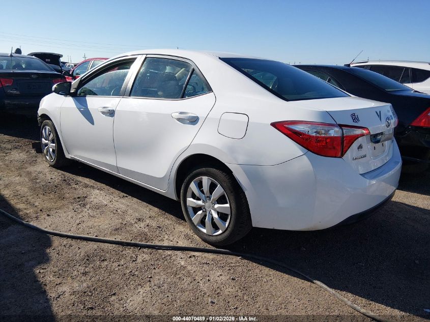 2015 Toyota Corolla Le