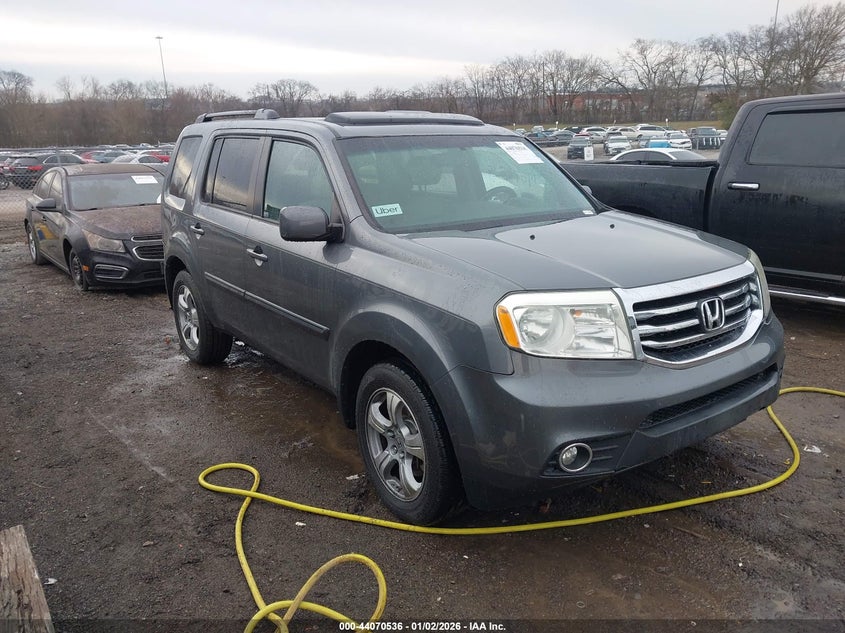 5FNYF3H76DB039879 2013 Honda Pilot Ex-L auction photo 1