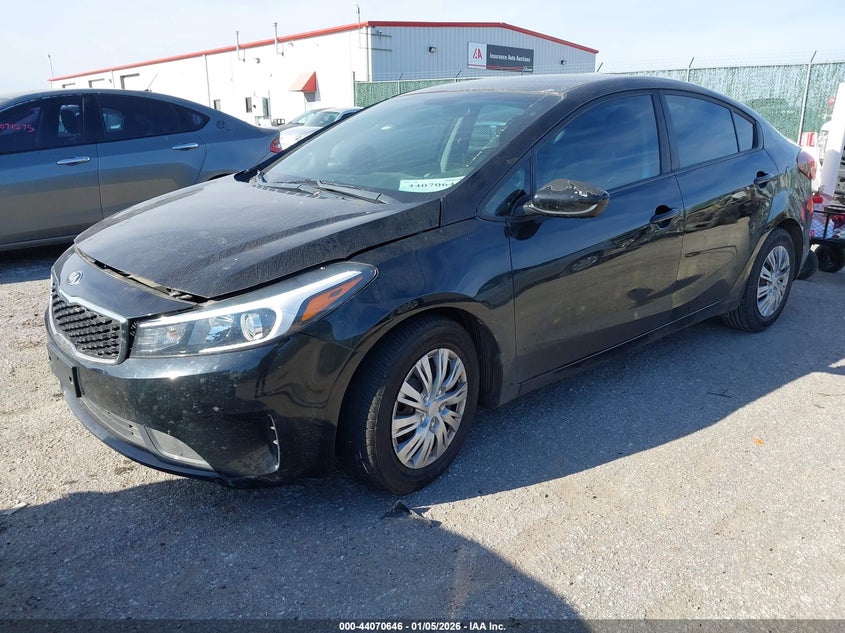 Vin: 3kpfk4a71he109206, lot: 44566446, kia forte lx 20172