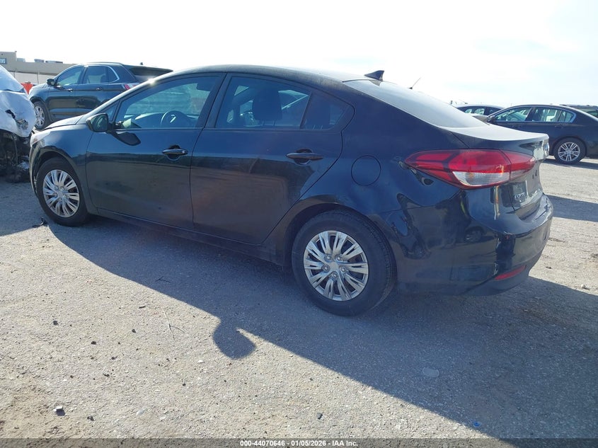 Vin: 3kpfk4a71he109206, lot: 44566446, kia forte lx 20173