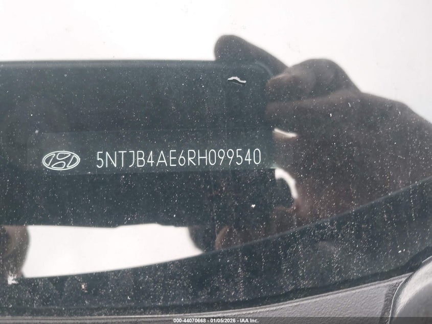 2024 Hyundai Santa Cruz Sel VIN: 5NTJB4AE6RH099540 Lot: 44070668