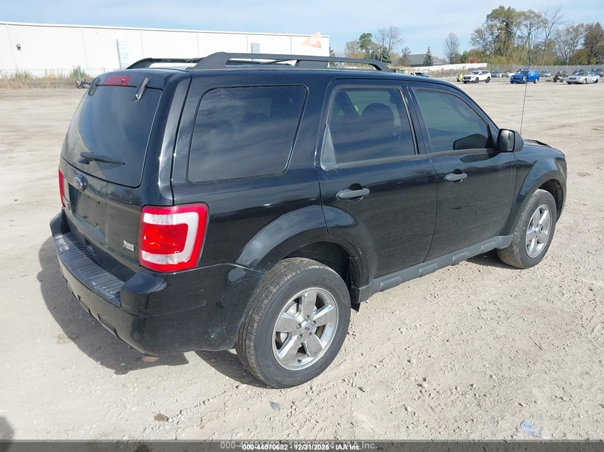 2012 Ford Escape 3.0 Xlt black Lot 111044070682 Vin 1FMCU0DG6CKB84910