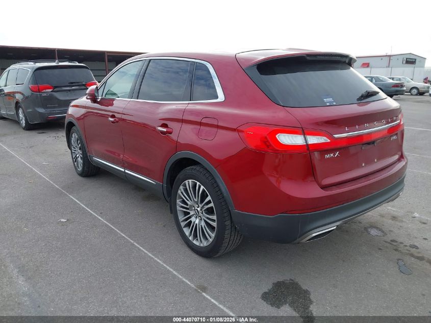 2016 Lincoln Mkx Reserve
