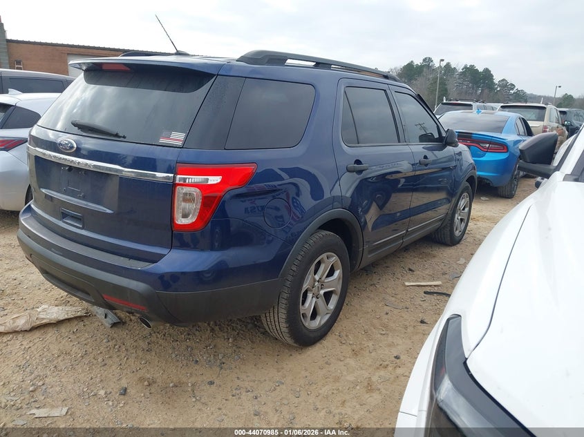 2012 Ford Explorer 3.5 Blue Lot 111044070985 Vin 1FMHK7B82CGA71345