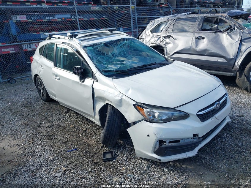 4S3GTAD69M3708522 2021 Subaru Impreza Premium 5-Door auction photo 1