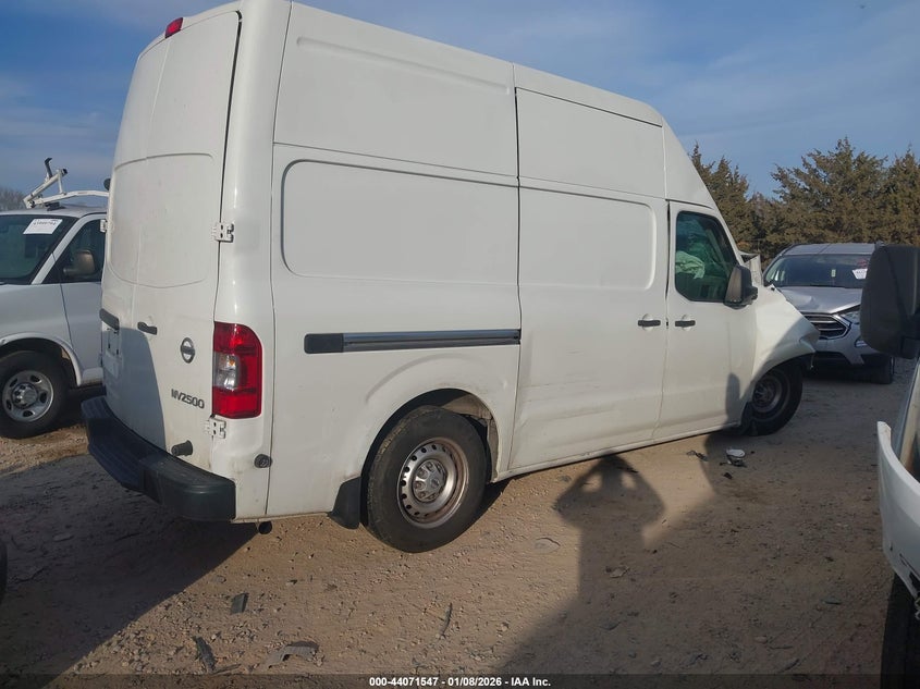 2018 Nissan Nv Cargo Nv2500 Hd S V6