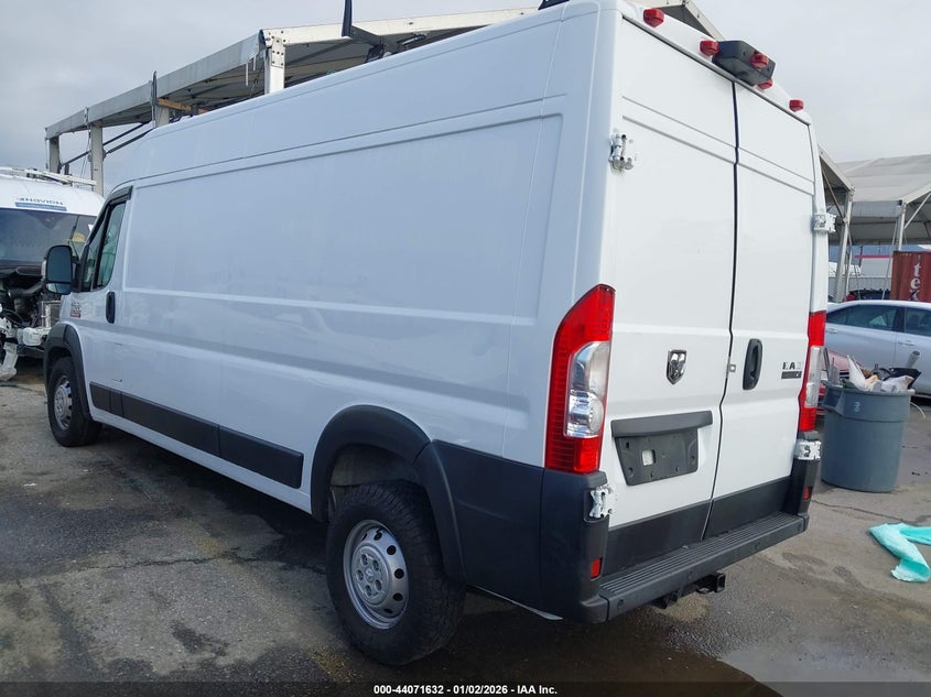 Vin: 3c6lrvdgxme579235, lot: 44567460, ram promaster 2500 high roof 159 wb 20213