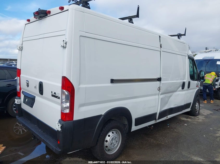 Vin: 3c6lrvdgxme579235, lot: 44567460, ram promaster 2500 high roof 159 wb 20214