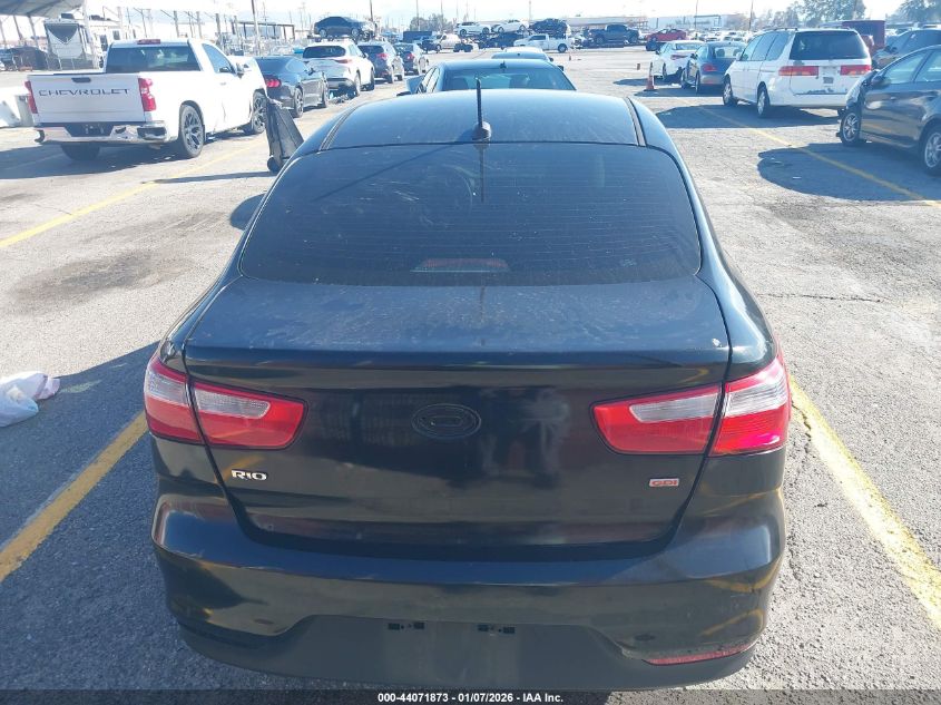 2014 Kia Rio Lx VIN: KNADM4A34E6352201 Lot: 44071873