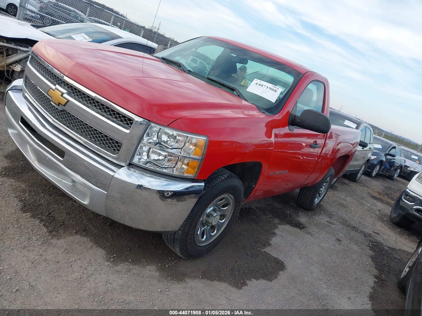 2012 Chevrolet Silverado 1500 4.3 1500 Work Truck red Lot 111044071908 Vin 1GCNCPEX6CZ267994