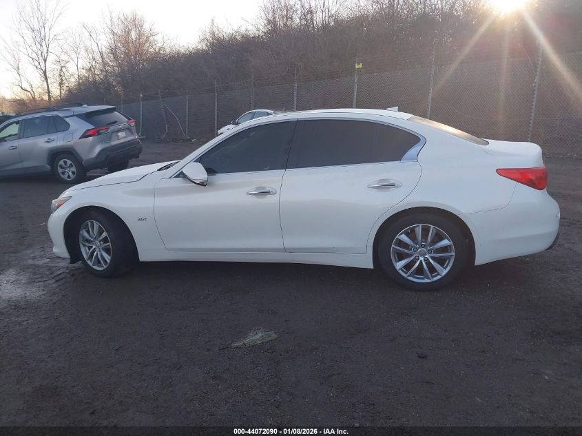 2017 Infiniti Q50 3.0T Premium VIN: JN1EV7AR4HM834194 Lot: 44072090