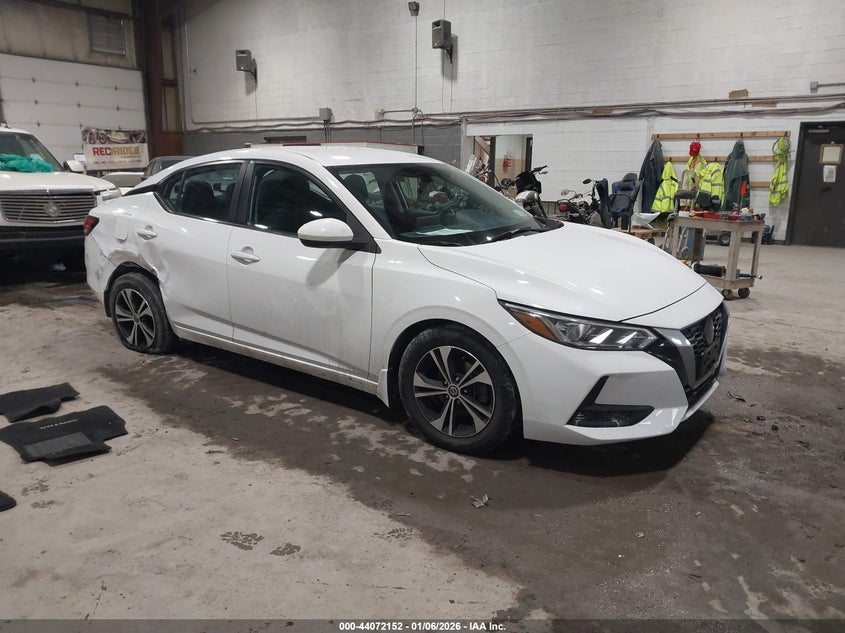 3N1AB8CV5MY301303 2021 Nissan Sentra Sv Xtronic Cvt auction photo 1