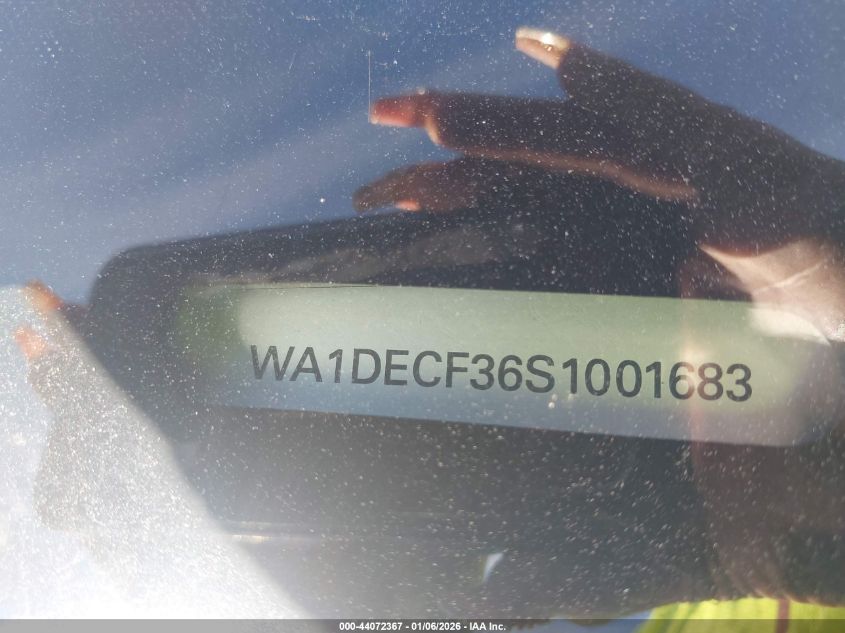 2025 Audi Q3 - WA1DECF36S1001683