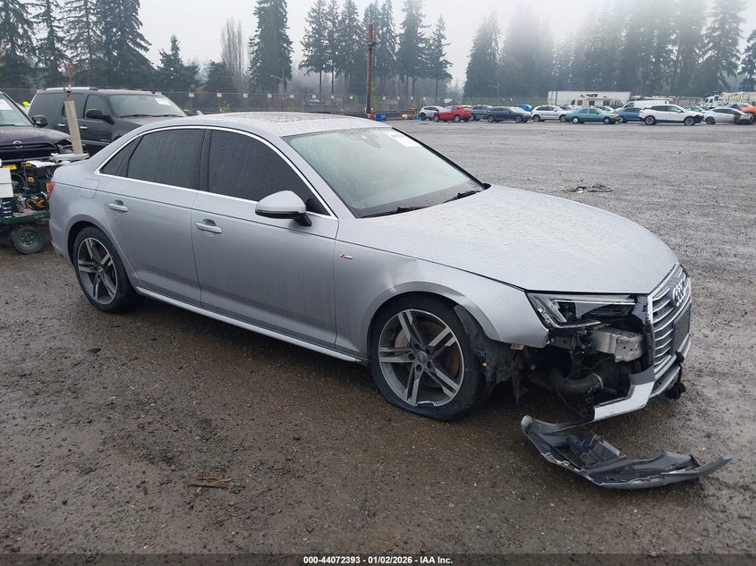 WAUENAF41JA110765 2018 Audi A4 2.0T Premium/2.0T Tech Premium auction photo 1