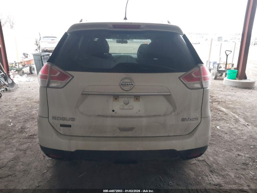 2016 Nissan Rogue S/Sl/Sv VIN: KNMAT2MV9GP720587 Lot: 44072553