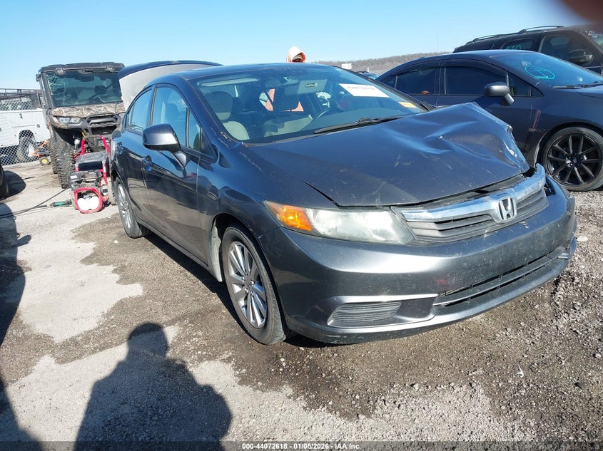 2HGFB2F85CH591487 2012 Honda Civic Ex auction photo 1