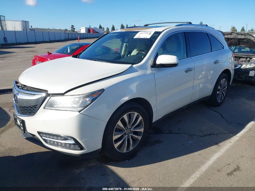 2014 Acura Mdx Technology Pkg W/Entertainment Pkg