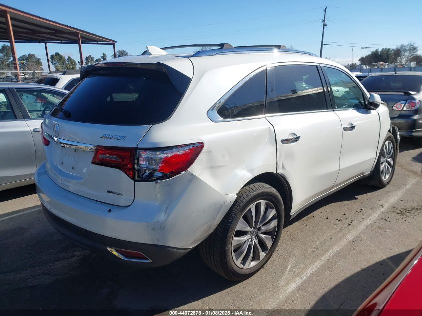 2014 Acura Mdx Technology Pkg W/Entertainment Pkg