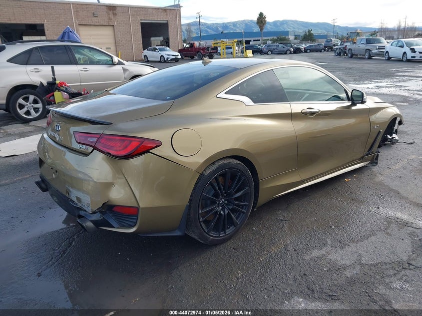 2017 Infiniti Q60 3.0T Red Sport 400